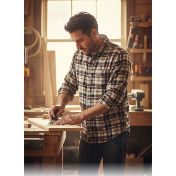 Nautica Plaid Button-Up Shirt Size XL - Picture 5 of 5